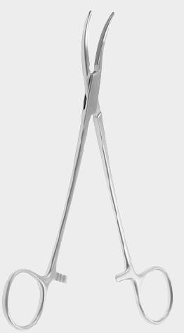 Кровоспинний затискач ГРЕЯ – ТЕРНЕРА (GREY TURNER), вигнутий, 18 см (cm)